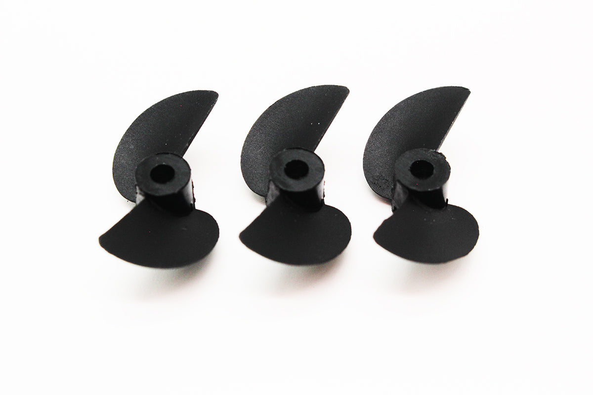 Rage RC RGRB1471 Light Wave 400BL Propellers for RC Vehicle, Black - Pack of 3