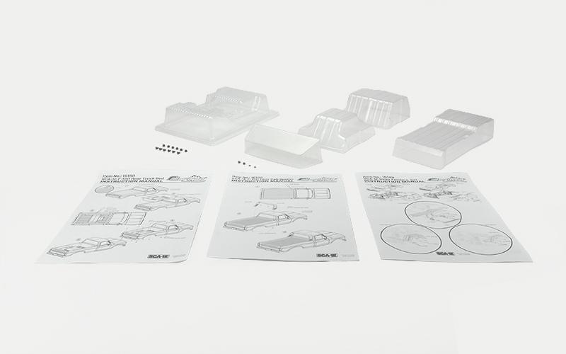 CIS16154 Complete SCA-1E Polycarbonate Accessory Set for RC Vehicle