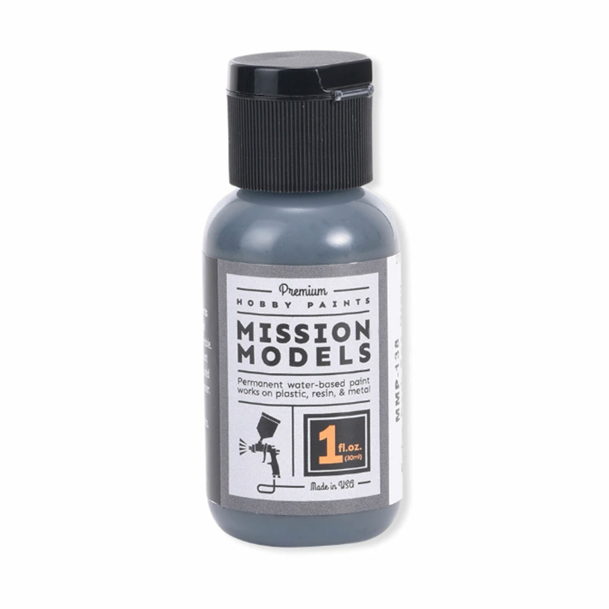 MIOMMP-138 1 oz Extra RAF Acrylic Model Paint Bottle, Dark Sea Gray