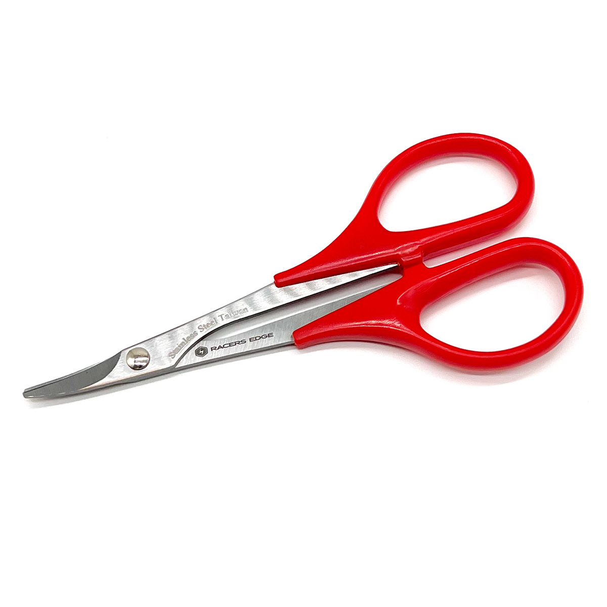 RCE70255 Curved Lexan Body Scissors, Red