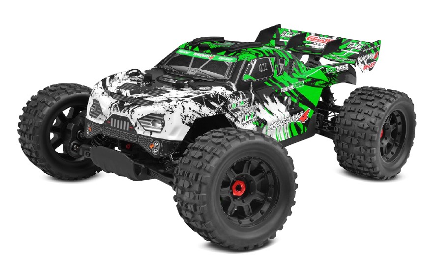 COR00293-G RTR Version Kagama 4 XL4S Monster Truck, Green