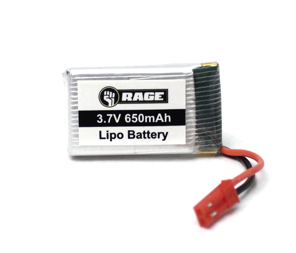 Picture of Rage RC RGR4054 Stinger 240 FPV 1S 3.7V 650 mAh Lipo Battery