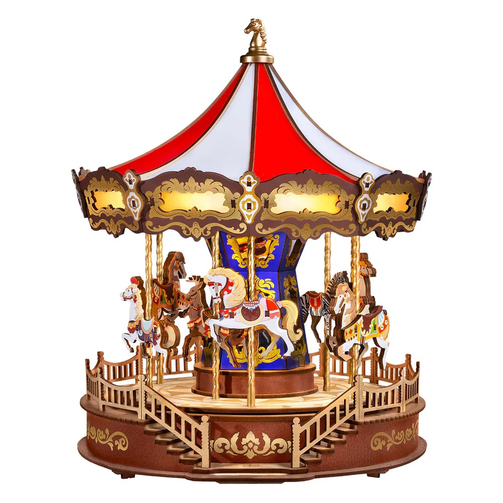 Picture of Robotime ROEAMC01 Classic Carousel 3D Wooden Puzzle