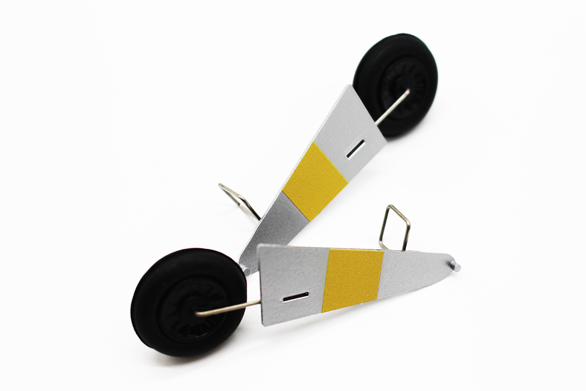 Picture of Rage RC RGRA1623 P-51D BL Main Landing Gear Set