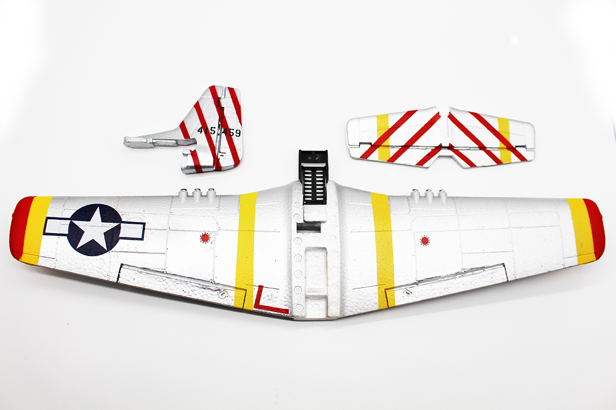 Picture of Rage RC RGRA1621 P-51D BL Painted Main Wing & Tail Set