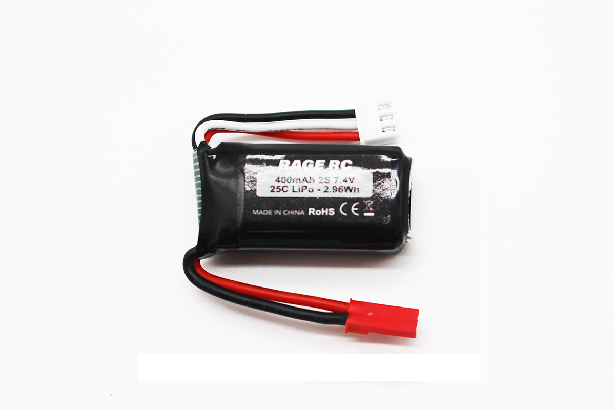 Picture of Rage RC RGRA1631 P-51D BL 2S 7.4V 400mAh LiPo with JST Plug