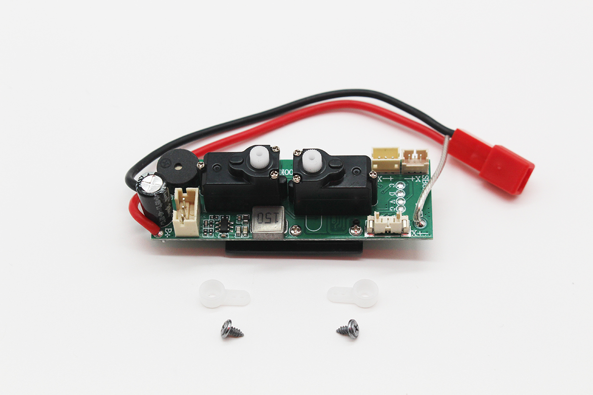 Picture of Rage RC RGRA1629 P-51D BL 2.4GHz 4Ch Receiver with Gyro & 2g Servos