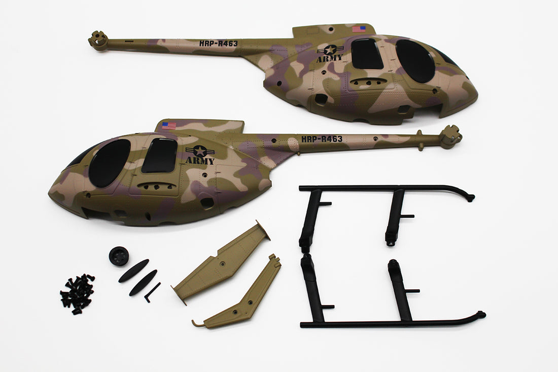 Rage RC RGR6120 Hero-Copter Military Canopy Set for Army
