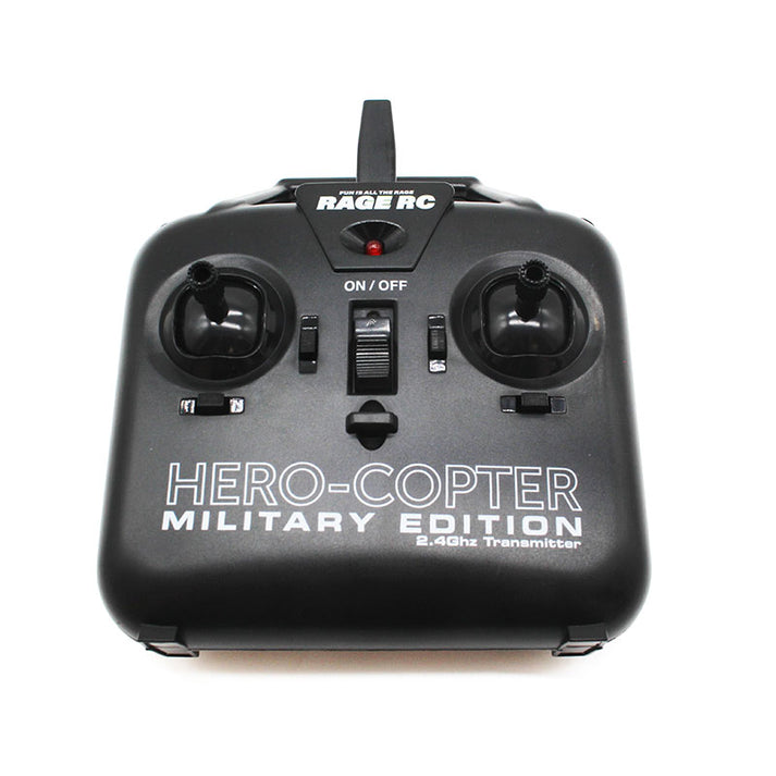 Rage RC RGR6119 2.4 Ghz 4-Ch Transmitter for Hero-Copter Military