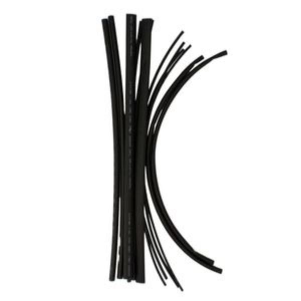ENK7540 Black Heat Shrink Tube Assortment - 12 Piece