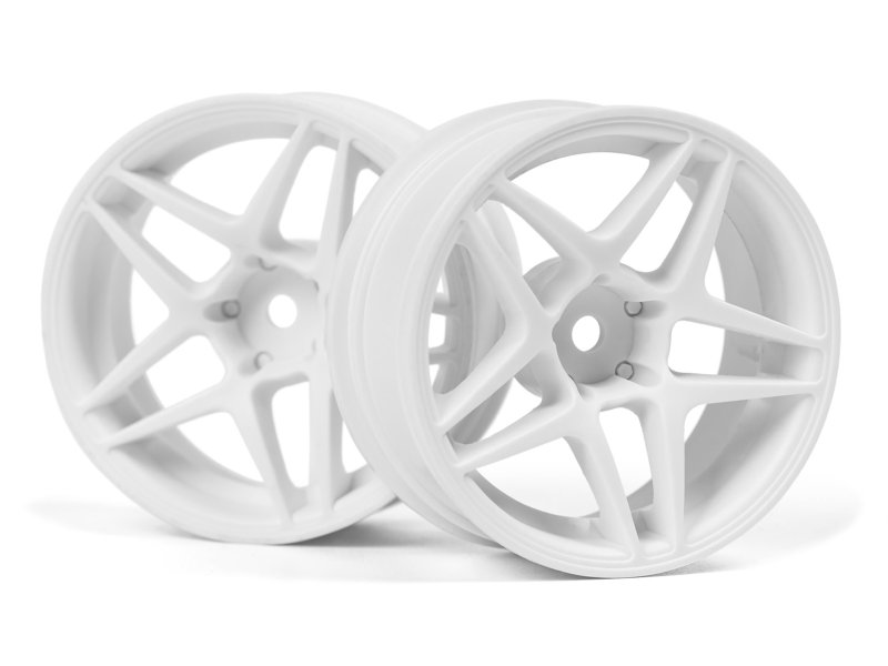 HPI160579 Kansei Astro White 3 mm Offset 26 mm Wheels