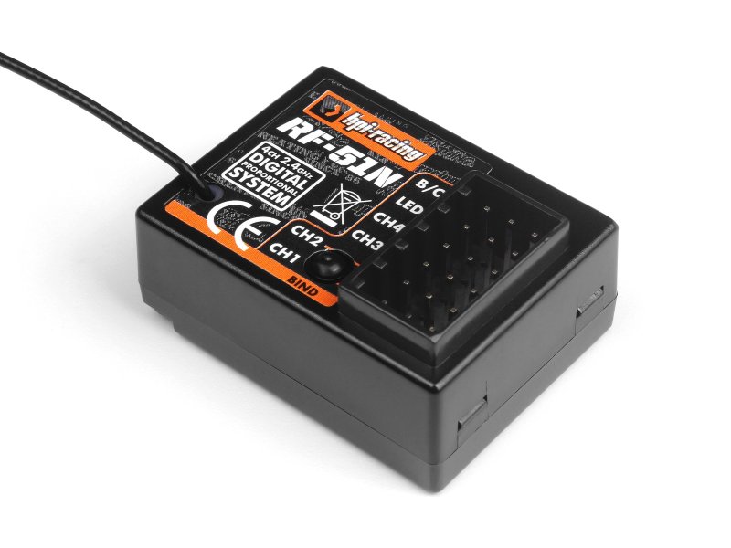 HPI160556 Waterproof RF-51N 2.4GHz 4 Channel Receiver
