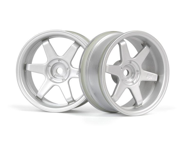 HPI160753 TE37 26 mm Wheel44 Matte Chrome  6 mm Offset