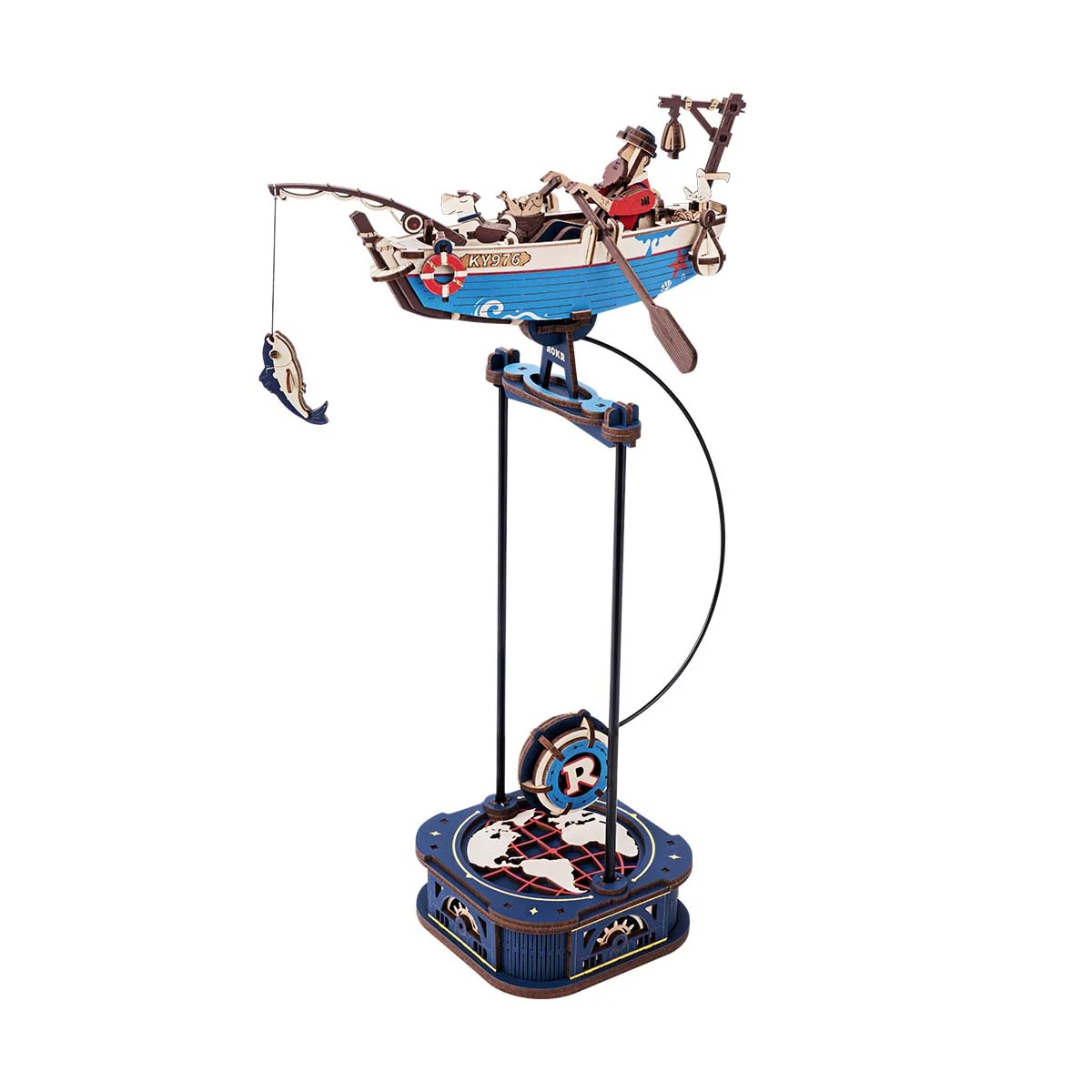 ROKR Purple Rose DIY Bouquet 3D Puzzle AF021