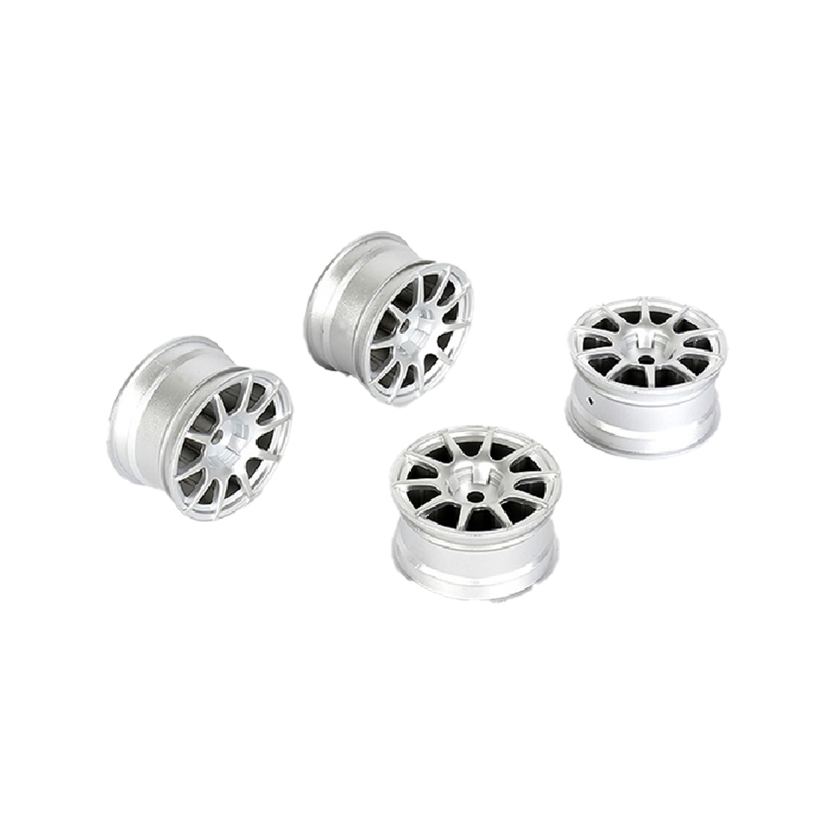 LOUNBA266 10 Spoke Plus 1 mm for LMX Wheel, Silver