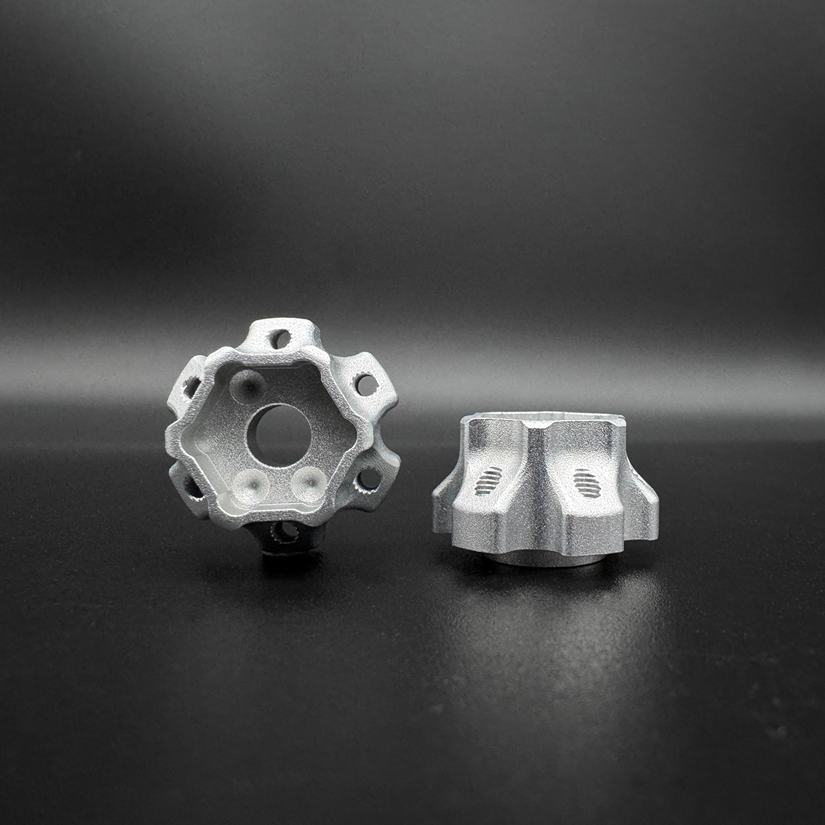 SEHREEFS221 12 mm Hex DOT Machined Aluminum Hubs - 2 3 DOT 7 mm