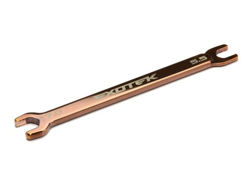 EXO2190 5.5-7.0 mm Nut Wrench, Polished Steel