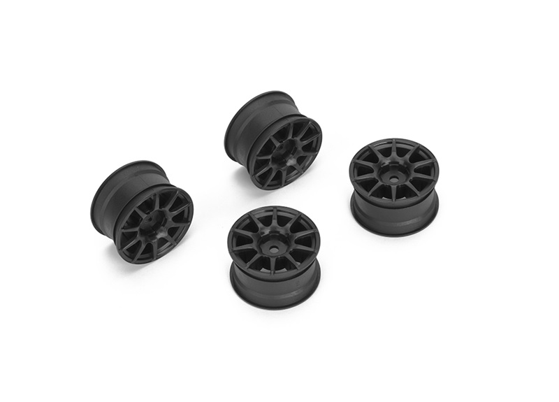 LOUNBA319 10 Spoke Plus 1 mm Wheel for LMX, Black