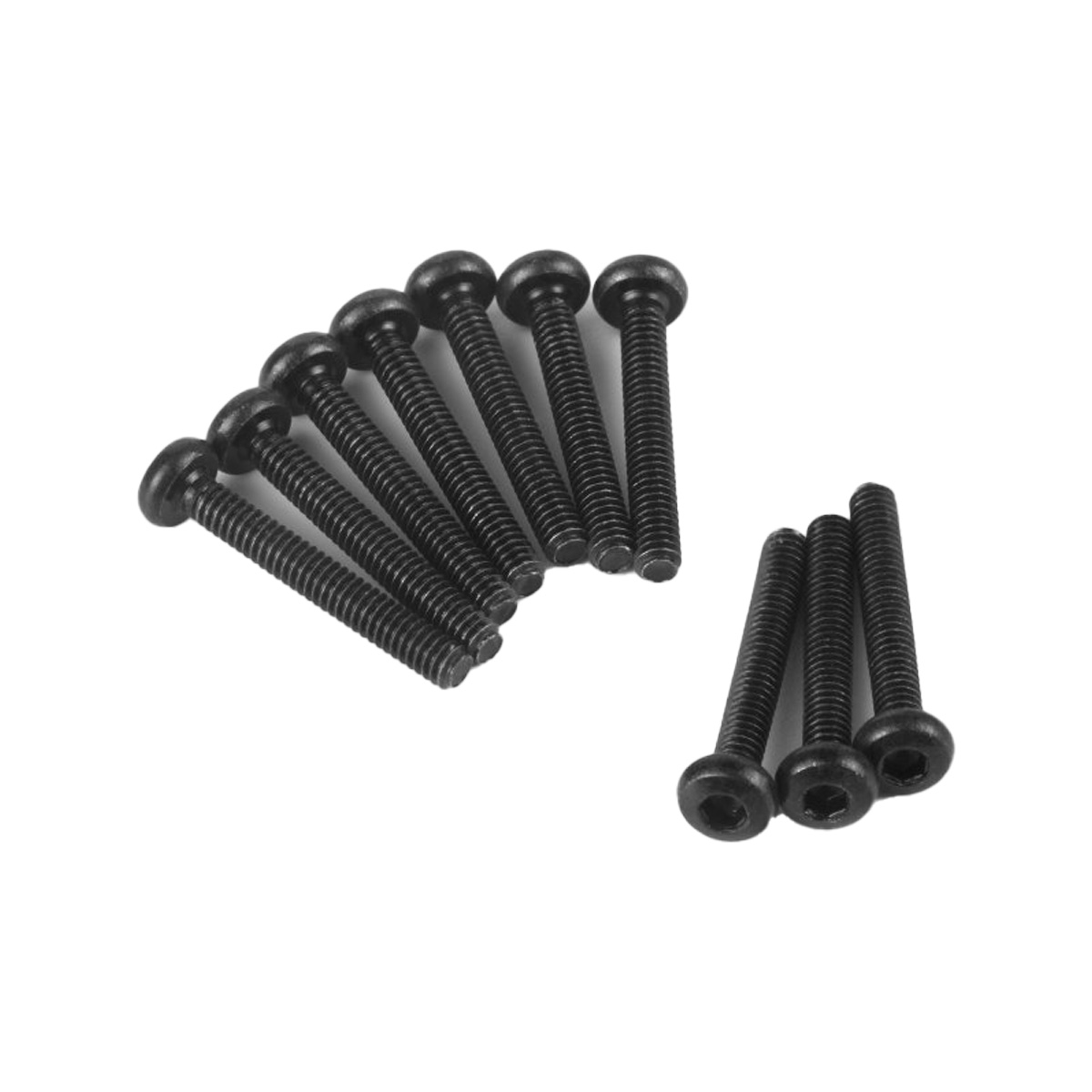 HPI161172 M2 x 14 mm Button Head Screw Hex Socket for Toys Accessories - 10 Piece