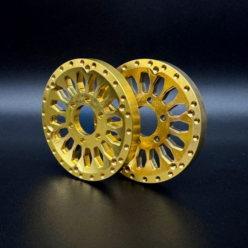 SEHREEFS255 Brass 1.9 in. Shield Wheel Face - 2 Piece