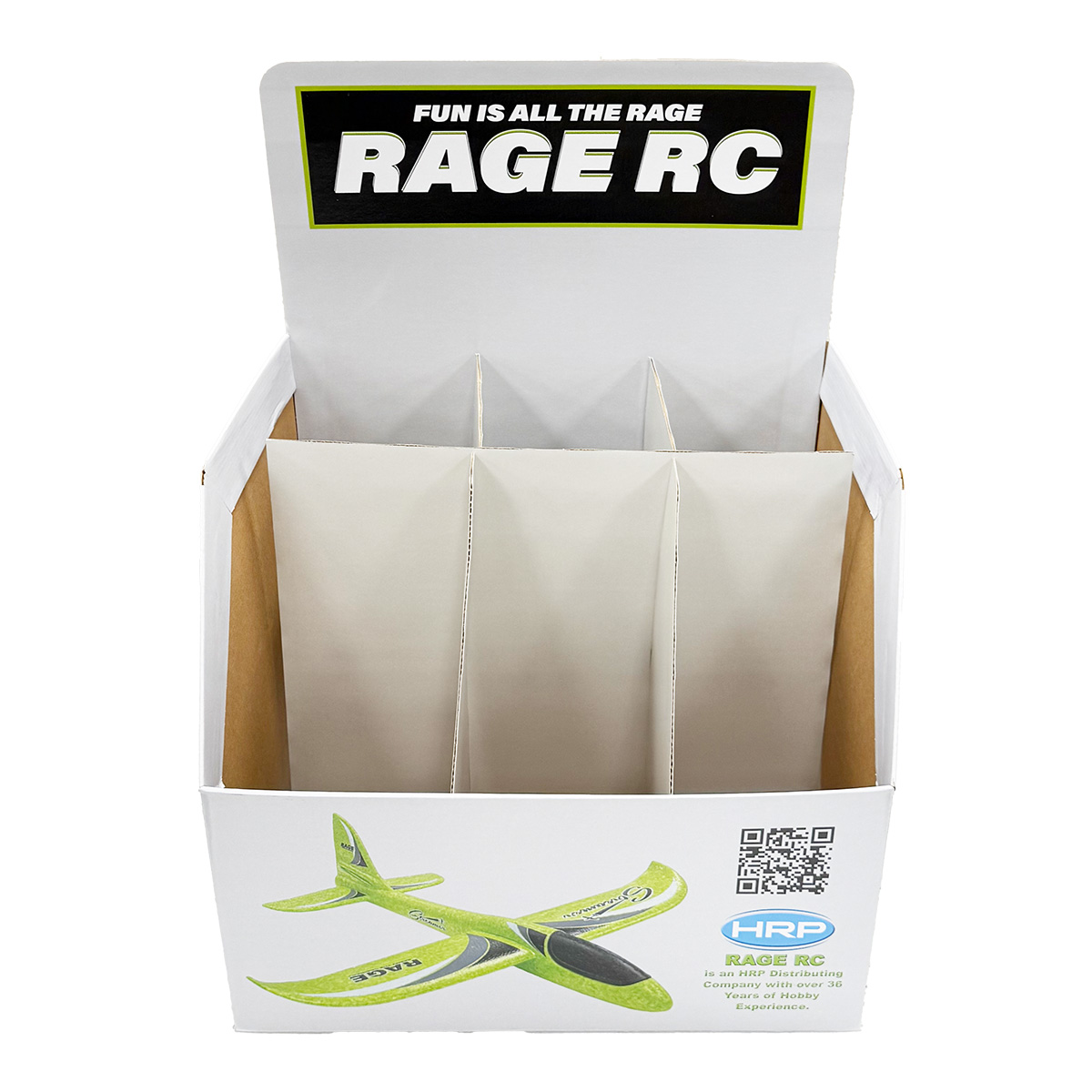 Rage RC RGRSTREMDIS Rage RC Streamer Holds 24 Gliders Counter Display