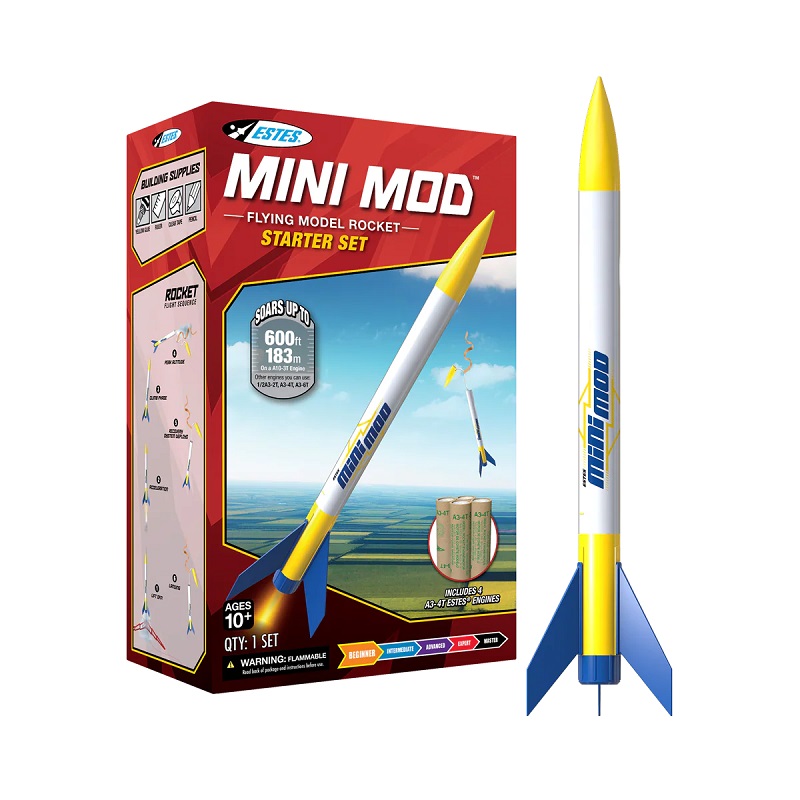 EST0643 Mini Mod STEM Model Rocket Starter Set