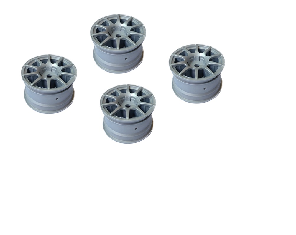 LOUNBA267 10 Spoke Wheel Plus1 mm for LMX, Gray