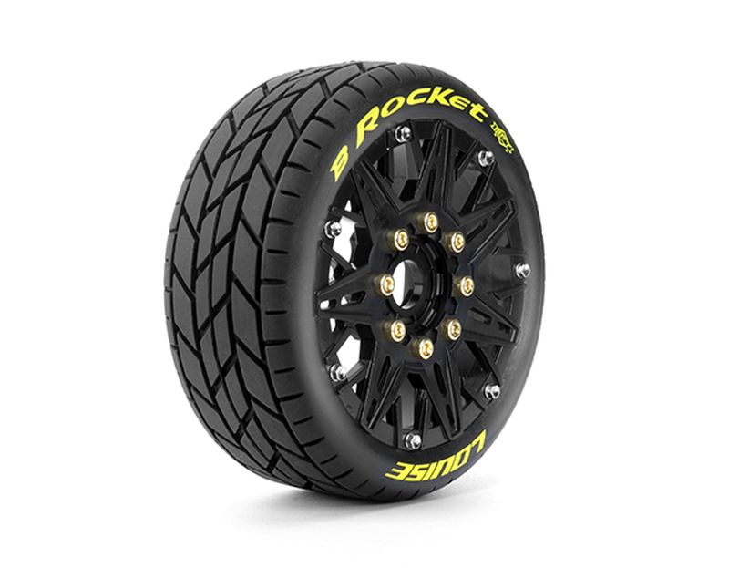 LOULT3362SB MFT B-Rocket Soft 1-8 Buggy Tire - 17 mm Hex - 0 & 0.5 in. Offset