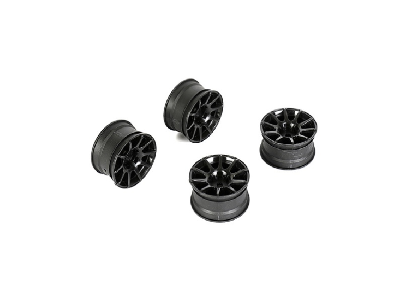 LOUNBA320 10 Spoke Plus 4 mm Wheel for LMX, Black