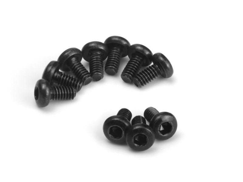 HPI161180 M2 x 4 mm Button Head Screw Hex Socket - 10 Piece