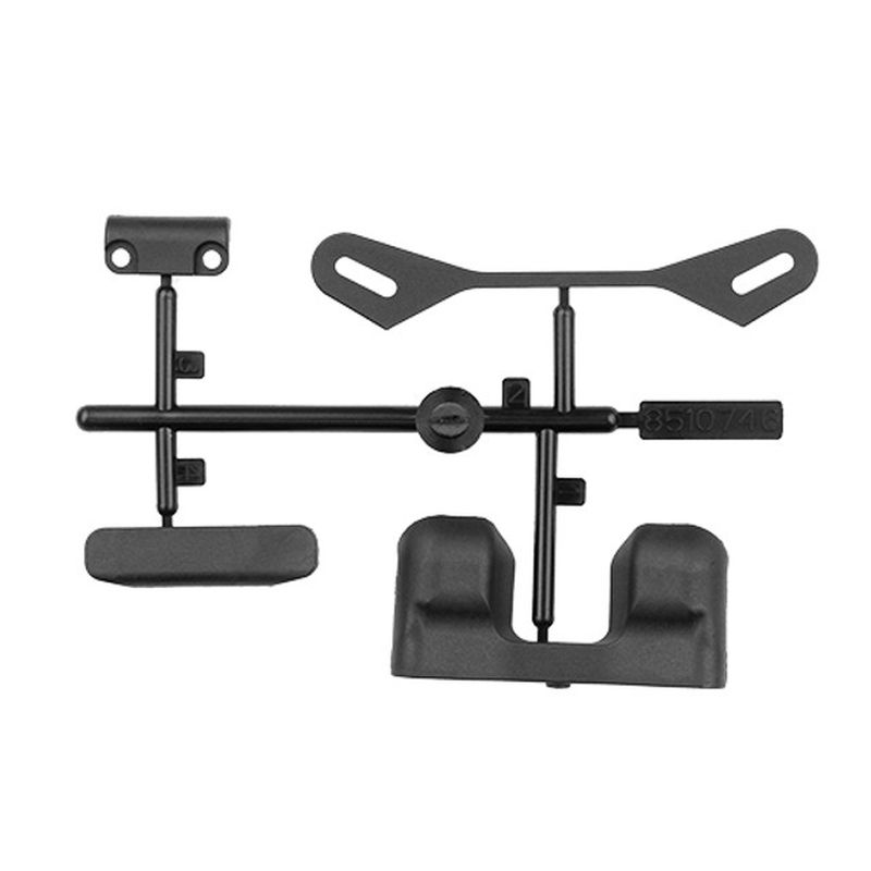 ASC92525 RC10B84 Shock Tower Covers & Bumper Set