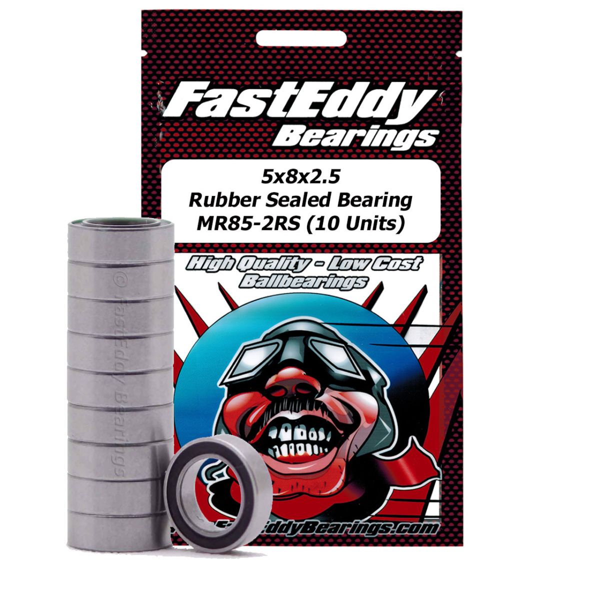 TFE2554 Tamiya 850 Rubber Sealed Replacement Bearing - 5 x 8 x 2.5 mm