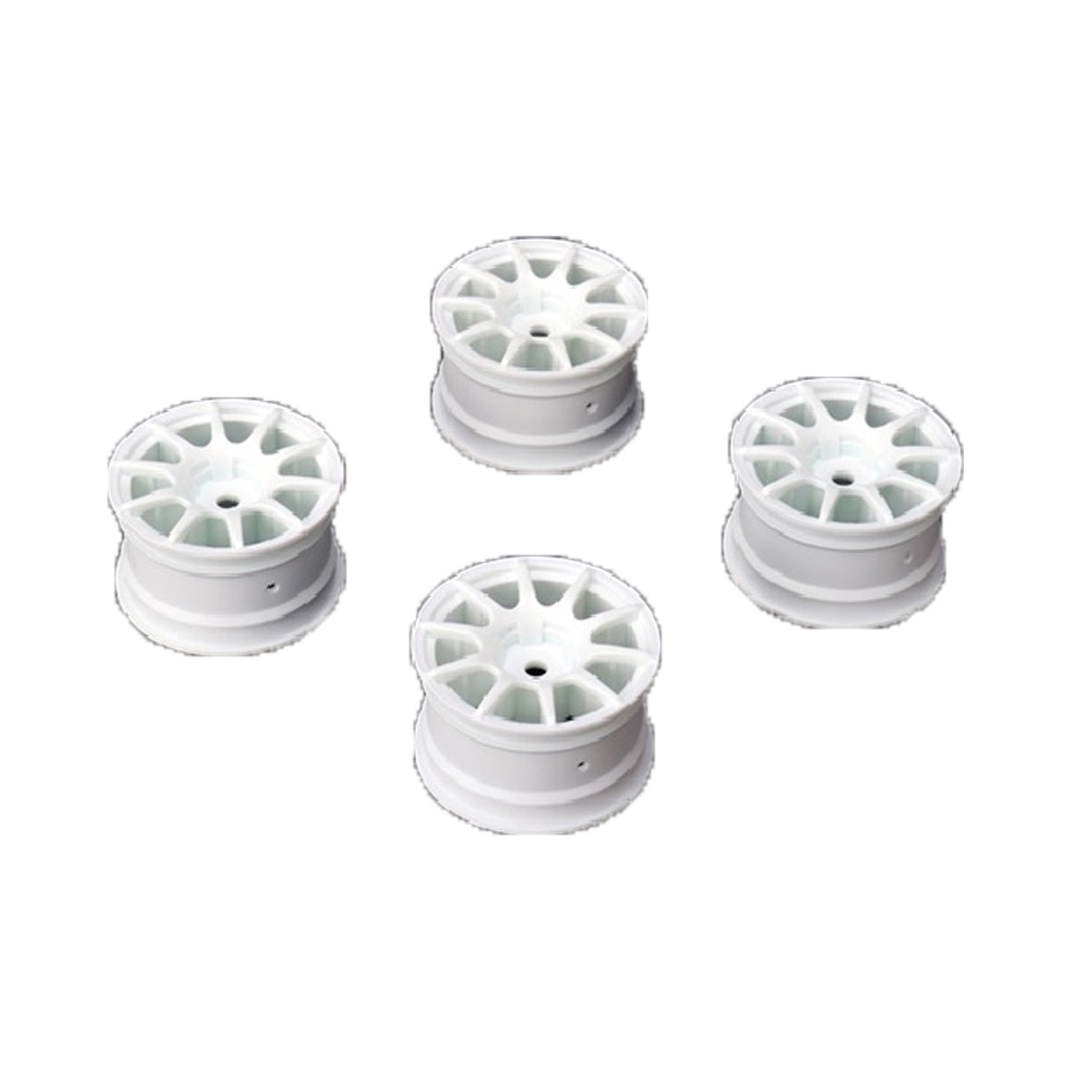 LOUNBA388 10 Spoke Wheel Plus 1 mm, White - Fits LMX