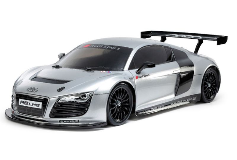 TAM58749 1- 10 Scale Audi R8 LMS 2008 TT-02 Race Car