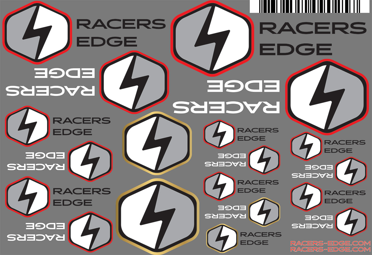 RCESTICKERSET  Sticker Set - 6 x 4 in.