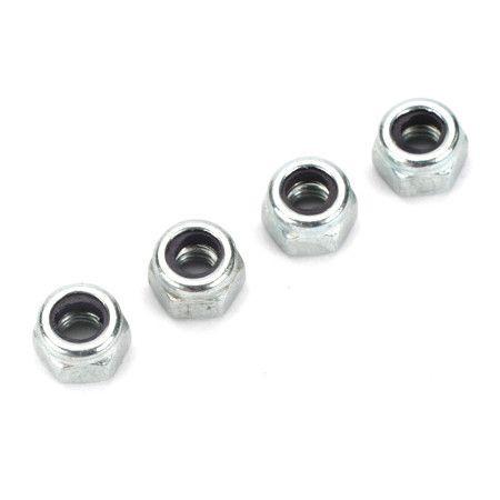 Picture of Dubro Products DUB2101 3 mm Nylon Insert Lock Nuts, Metric - Pack of 4