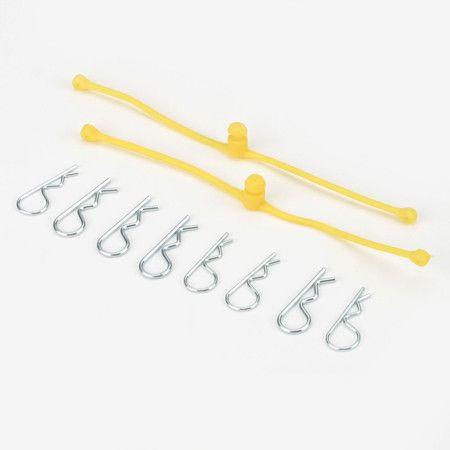 Picture of Dubro Products DUB2247 Body Klip Retainers - Yellow