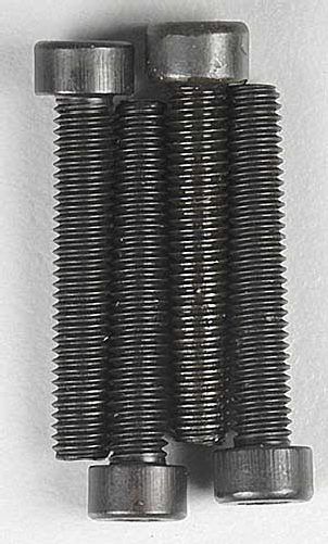 Picture of Dubro Products DUB2273 3.5 mm x 20 Socket Head Cap Screws, Black Oxide - Pack of 4