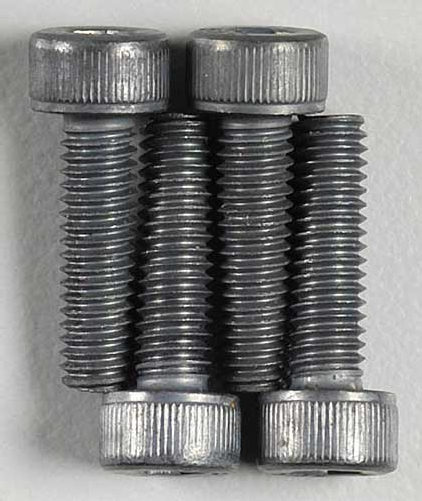 4.0 mm x 14 Socket Head Cap Screws, Black Oxide - Pack of 4