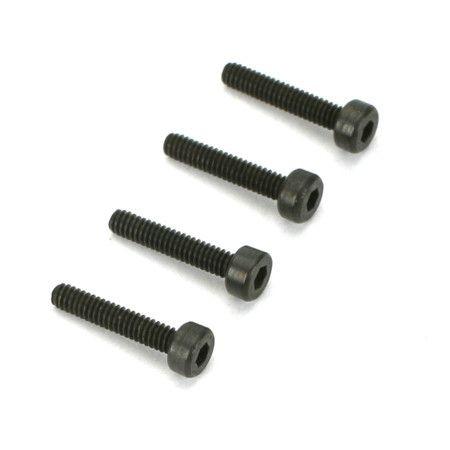 4.0 mm x 18 Socket Head Cap Screws, Black Oxide - Pack of 4