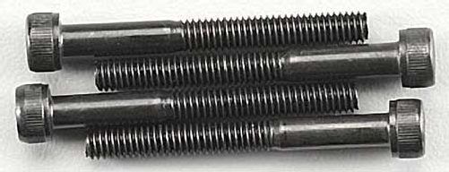 Picture of Dubro Products DUB2281 4.0 mm x 35 Socket Head Cap Screws, Black Oxide - Pack of 4