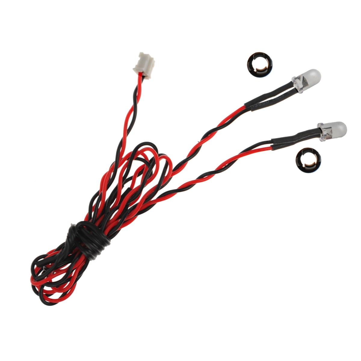 5 mm 2-LED on Single Lead, Red