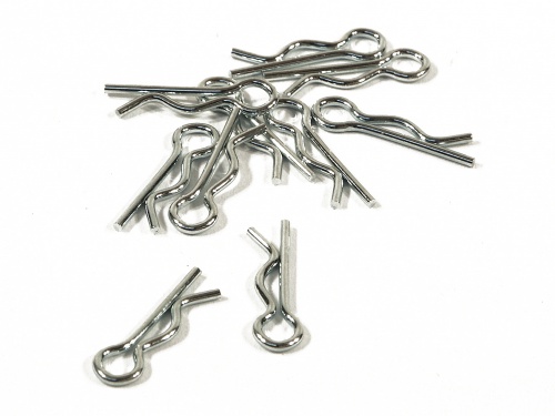 HPI6122 6 mm Medium Body Pin, Silver - 20 Piece