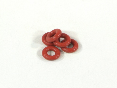 HPI6819 Silicon O-Ring P-3, Red - 5 Piece