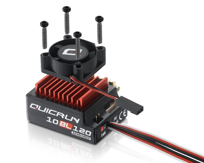 Picture of Hobbywing HWI30125000 Quicrun 10BL120 Sensored Brushless ESC Motor for 1 By 10 Scale Off-Road