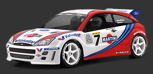 200 mm Ford Focus WRC Body