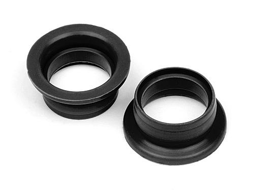 Shaped Exhaust Gasket Spare Parts Set - Black - 2 Piece