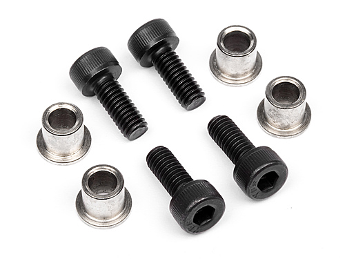 Front Steering Fixing Parts Trophy Spare Parts Set, Black