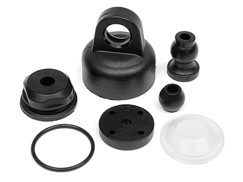 Shock Cap Savage Spare Parts Set, Black