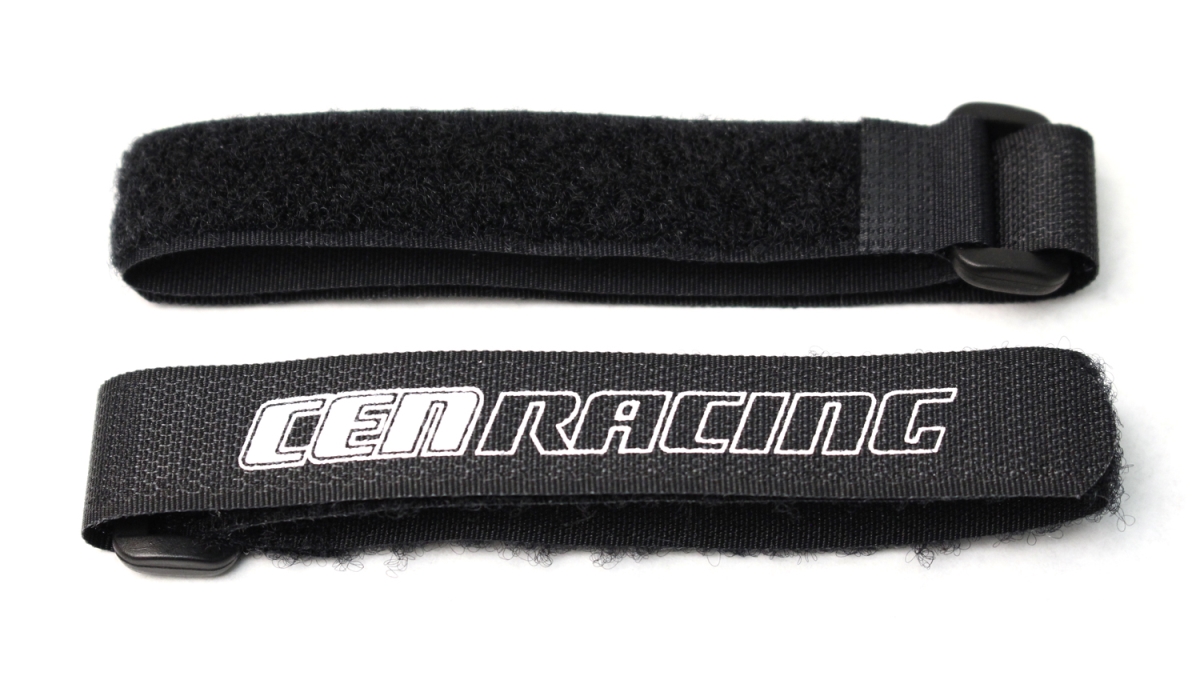 Long Battery Straps Spare Parts Set - Black - 2 Piece